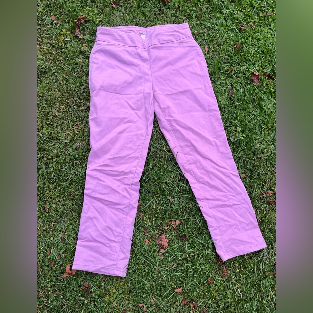 Croft & Barrow Women's Light Purple Pants